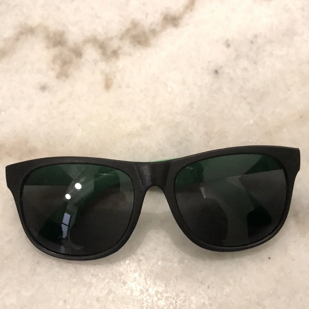 JAMESON Irish Whiskey Merch Black & Neon Green Sunglasses NWT